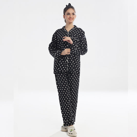 Sajiero Linen Pajama Suit - Garnet Glow