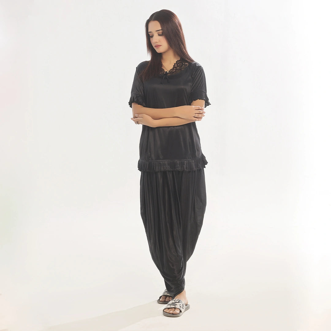 Sajiero Patiala Silk Pajama Suit