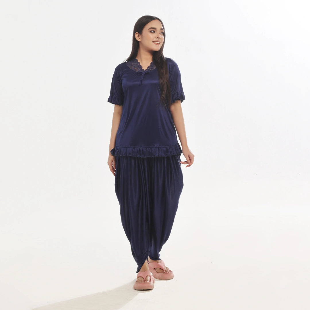 Sajiero Patiala Silk Pajama Suit