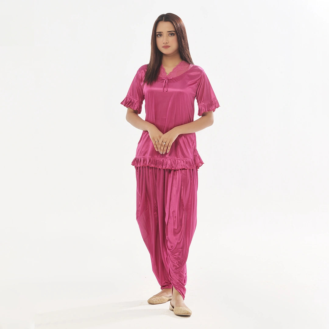 Sajiero Patiala Silk Pajama Suit