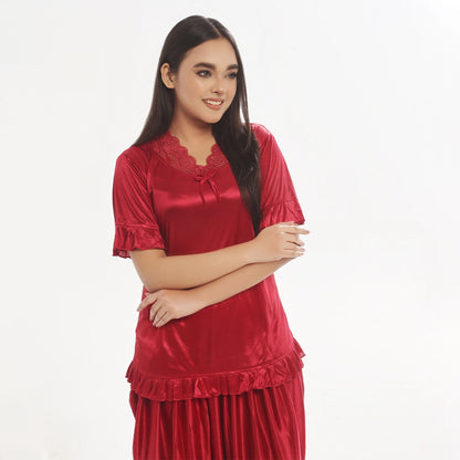 Sajiero Patiala Silk Pajama Suit