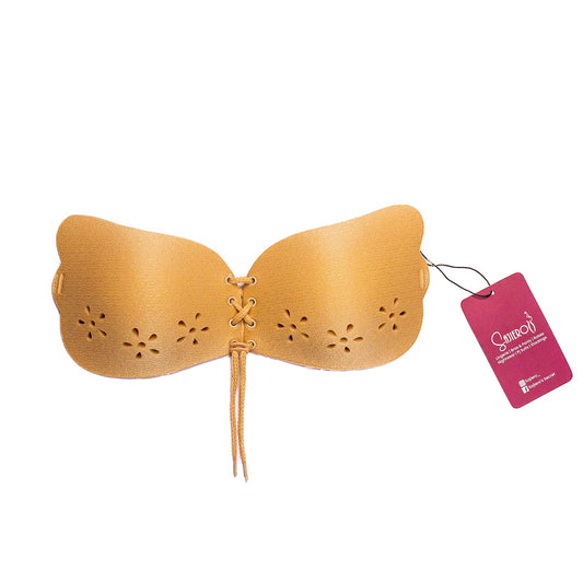 Sajiero Flower Style Strapless Silicone Bra