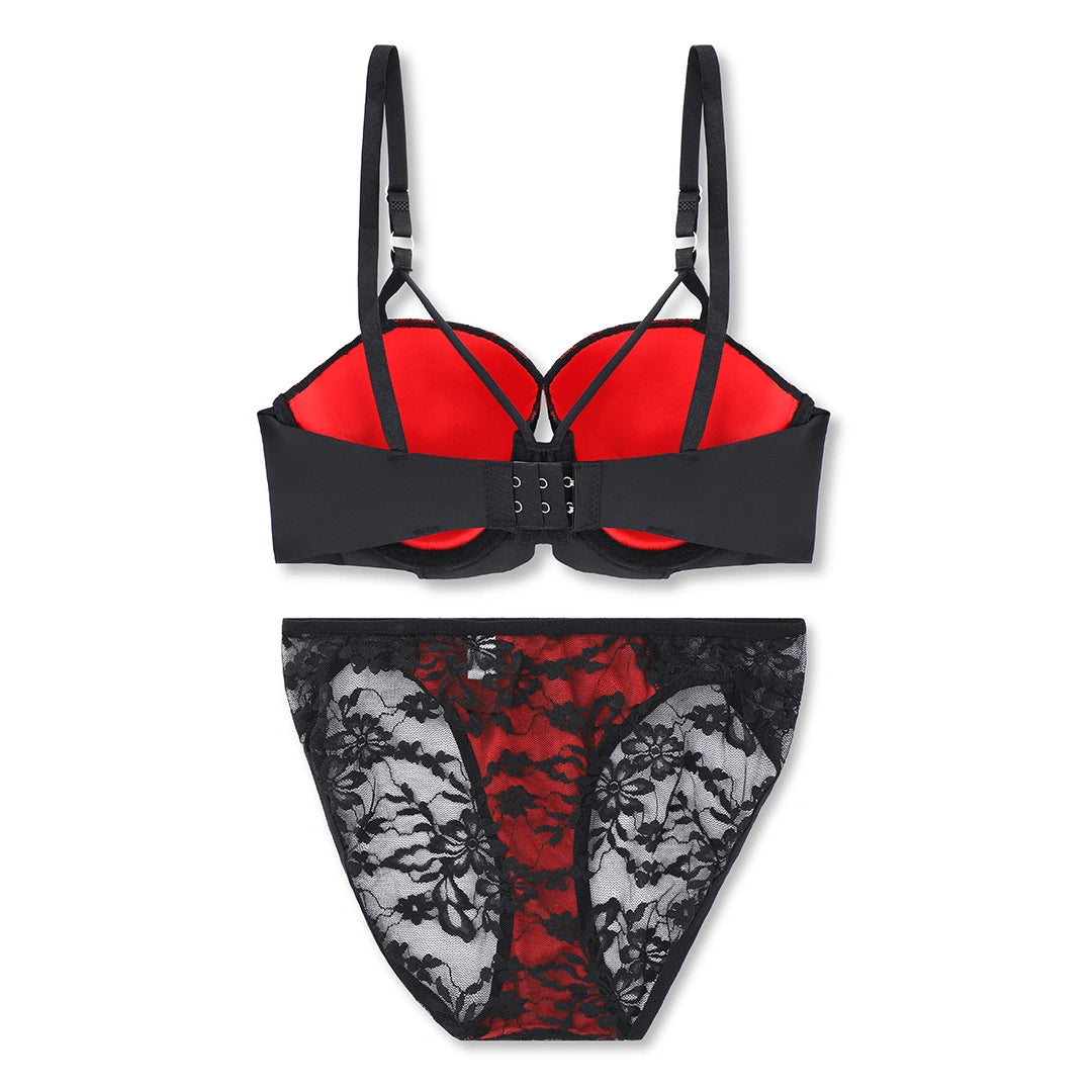 Sajiero Bra Set -  Red Temptation