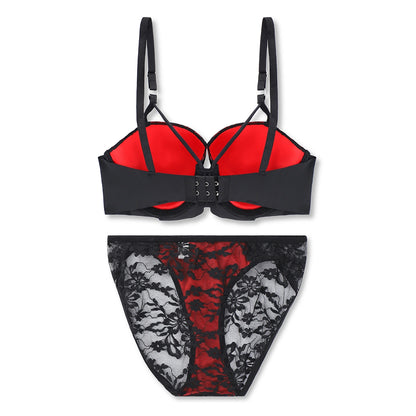 Sajiero Bra Set -  Red Temptation