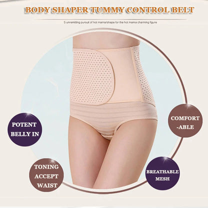 Sajiero Tummy Wrap Reducing Belly Tummy Postpartum Slimming Belt