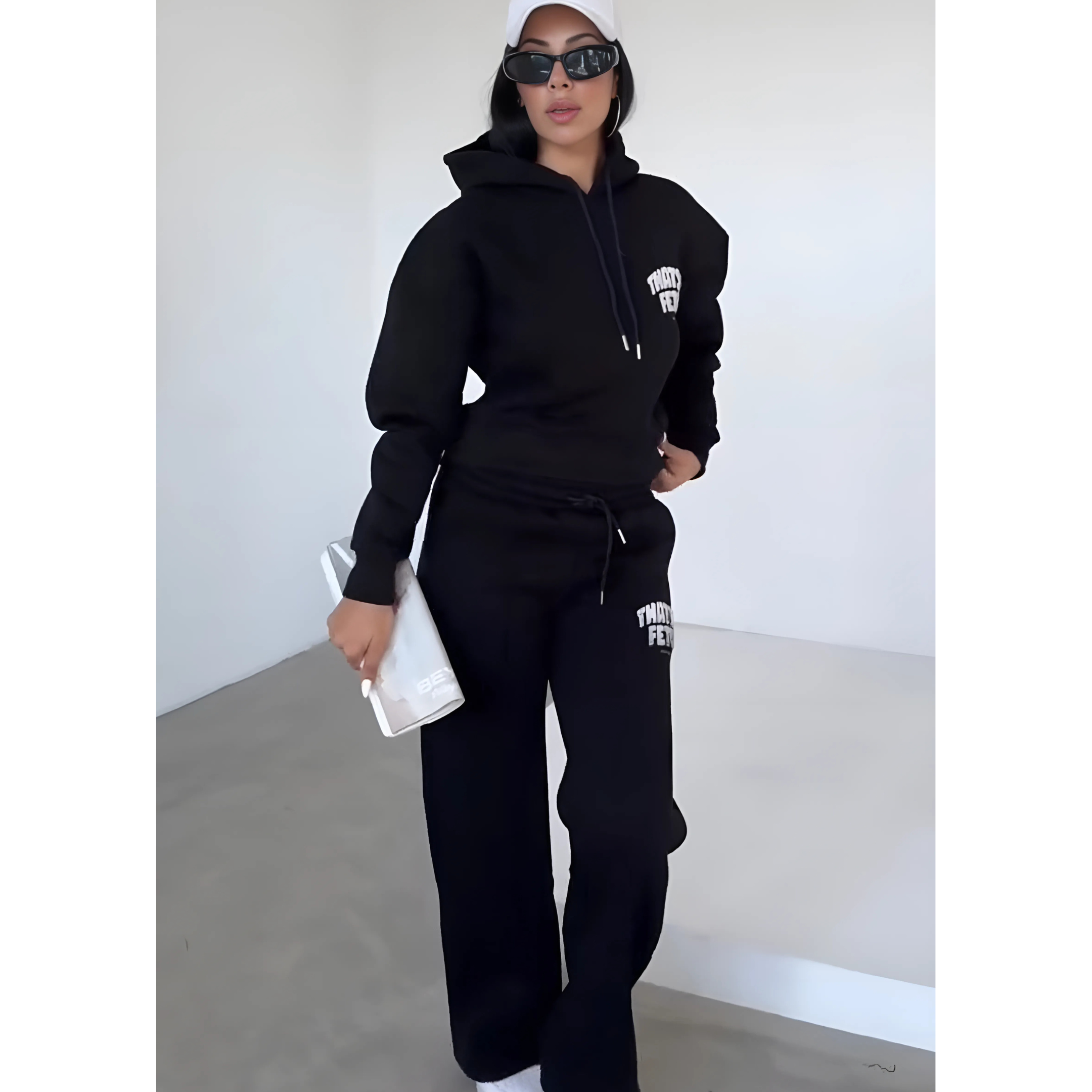 Sajiero Fleece Hoodie Tracksuit Suit