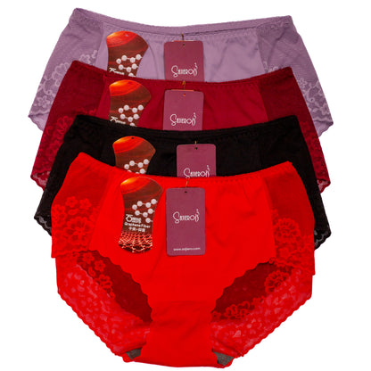 Sajiero Cosmos Embroidery Net Panty best quality panty for women best price in pakistan online