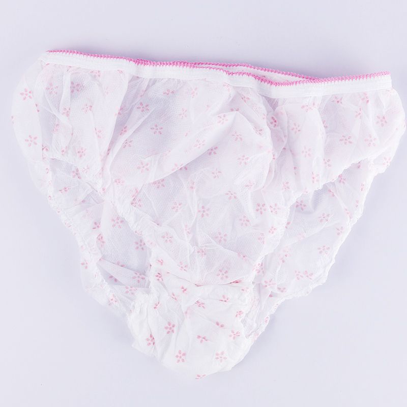 Sajiero Disposable Non-woven Briefs Period Panties Pack of 6