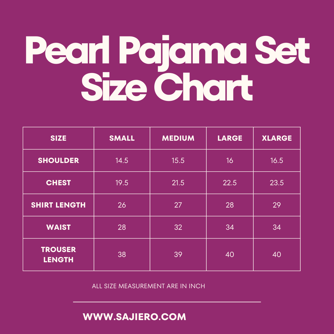 Sajiero Silk Pajama Suit - Pearl