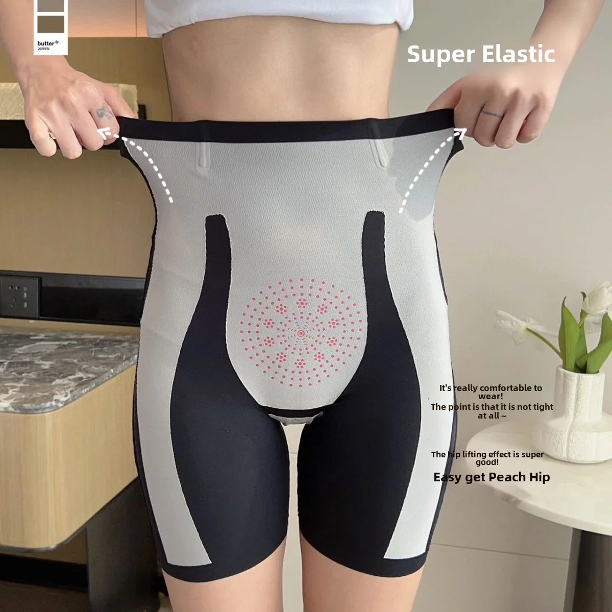 Sajiero Tummy & Thigh Boxer Hip Lift Shaper