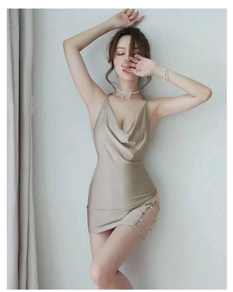 Sajiero One Piece Silk Short Lingerie sik short hot nighty for women and ladies price in pakistan 