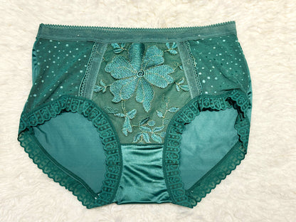 Sajiero Sun flower Silk Net Panty designed panties for women price in pakistan online