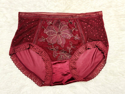 Sajiero Sun flower Silk Net Panty designed panties for women price in pakistan online