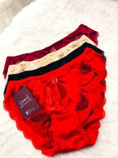 Sajiero Calendula Flowers Net Panty premiium quality undergarments for women and ladies price in pakistan