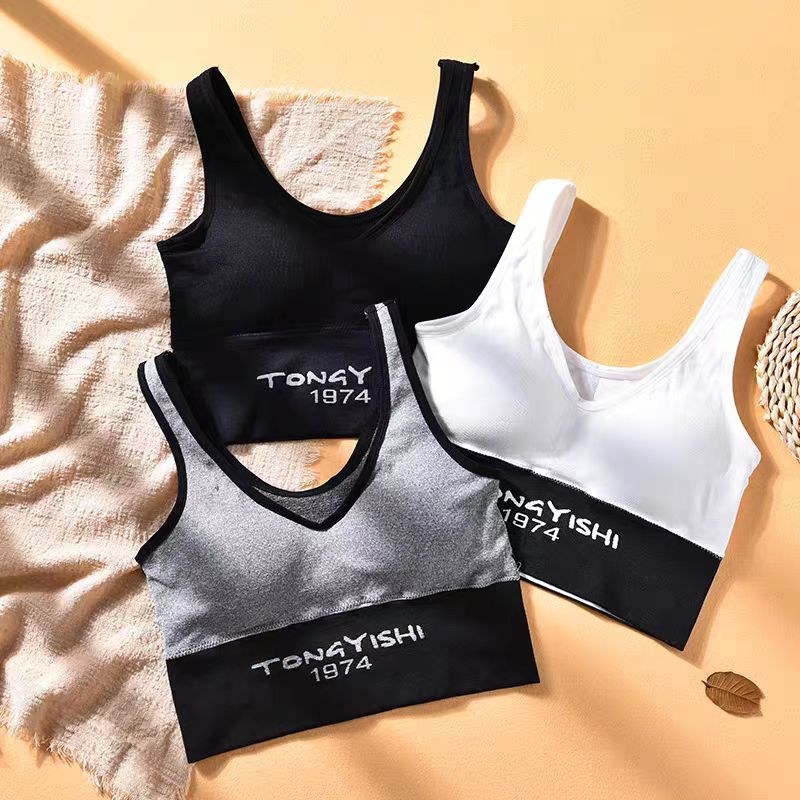 Sajiero Tank Sports Bra 1974 a premium quality sportswear br a with elstic for women price in pakistan