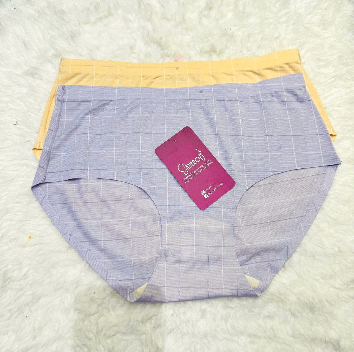 Sajiero Super Dry Fit Check Pattern Panty