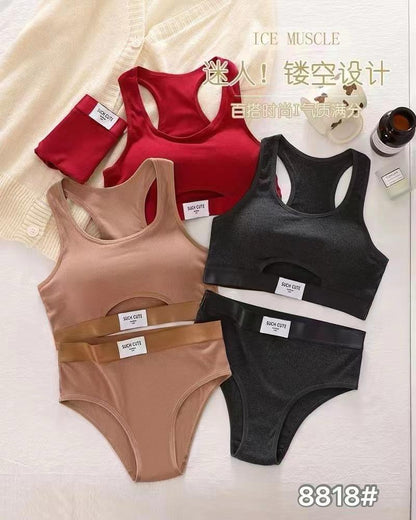 Sajiero Sports Bra and Panty Set