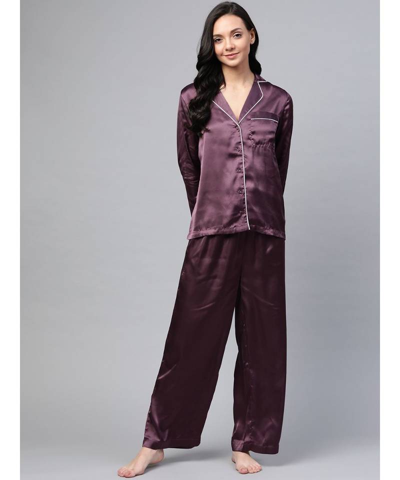 Comfortable Silk Pajama Set