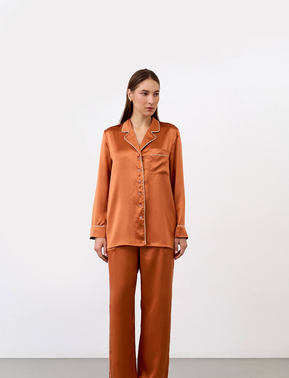 Comfortable Silk Pajama Set