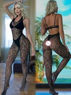 Sajiero Jaguar Pattern Full Body Transparent Stocking